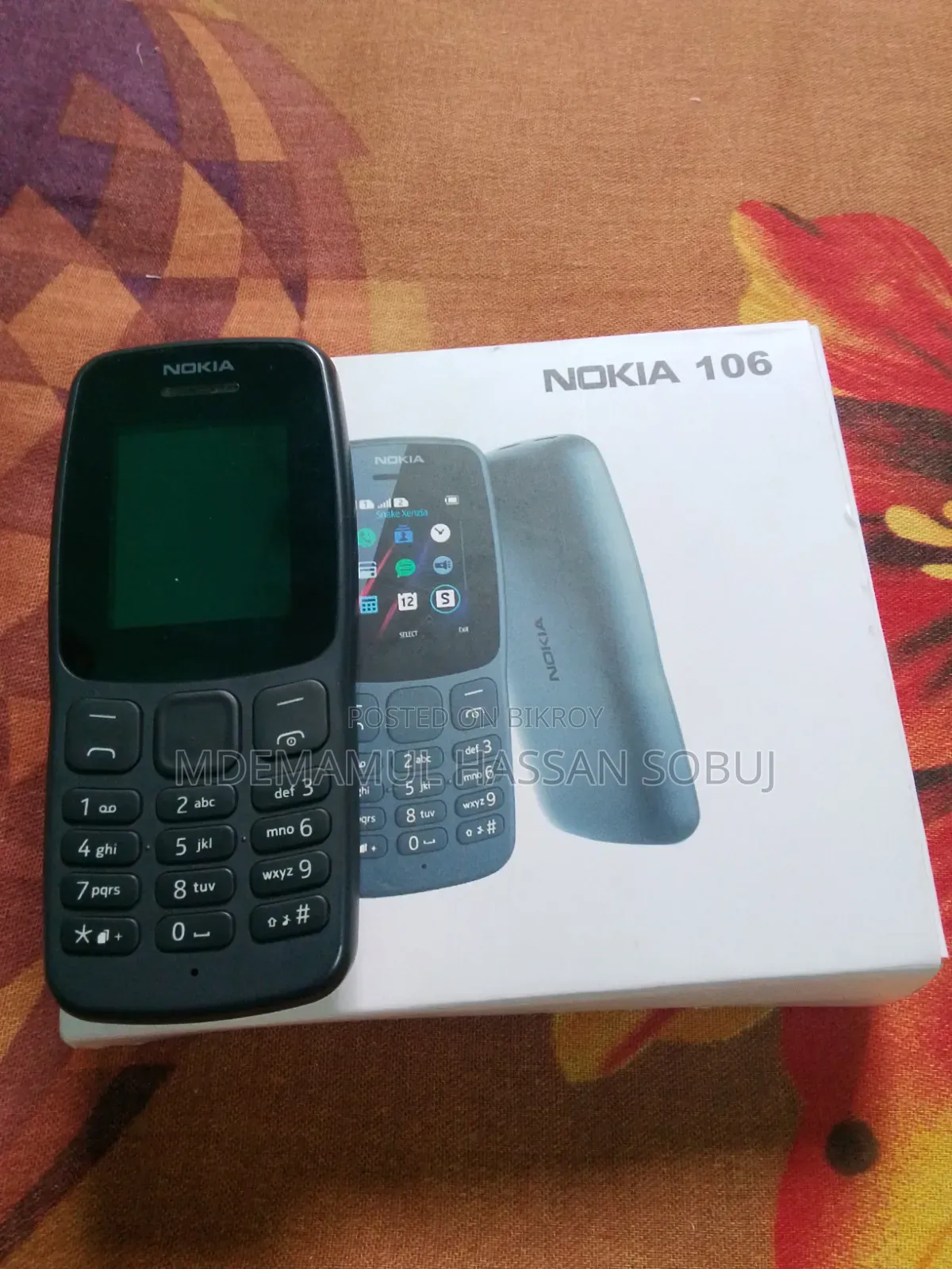 New Nokia 106 Black