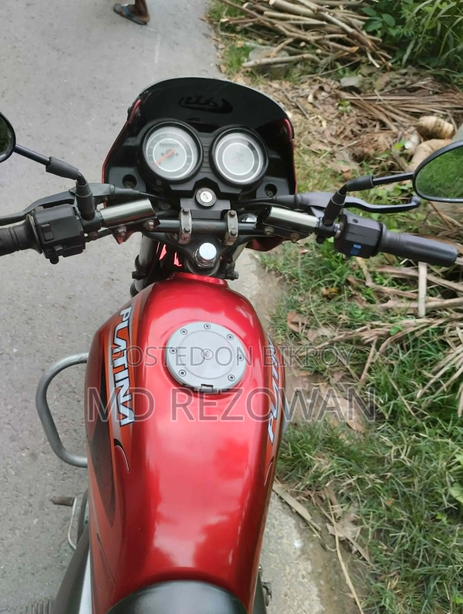 Bajaj Platina 100 2014 Red