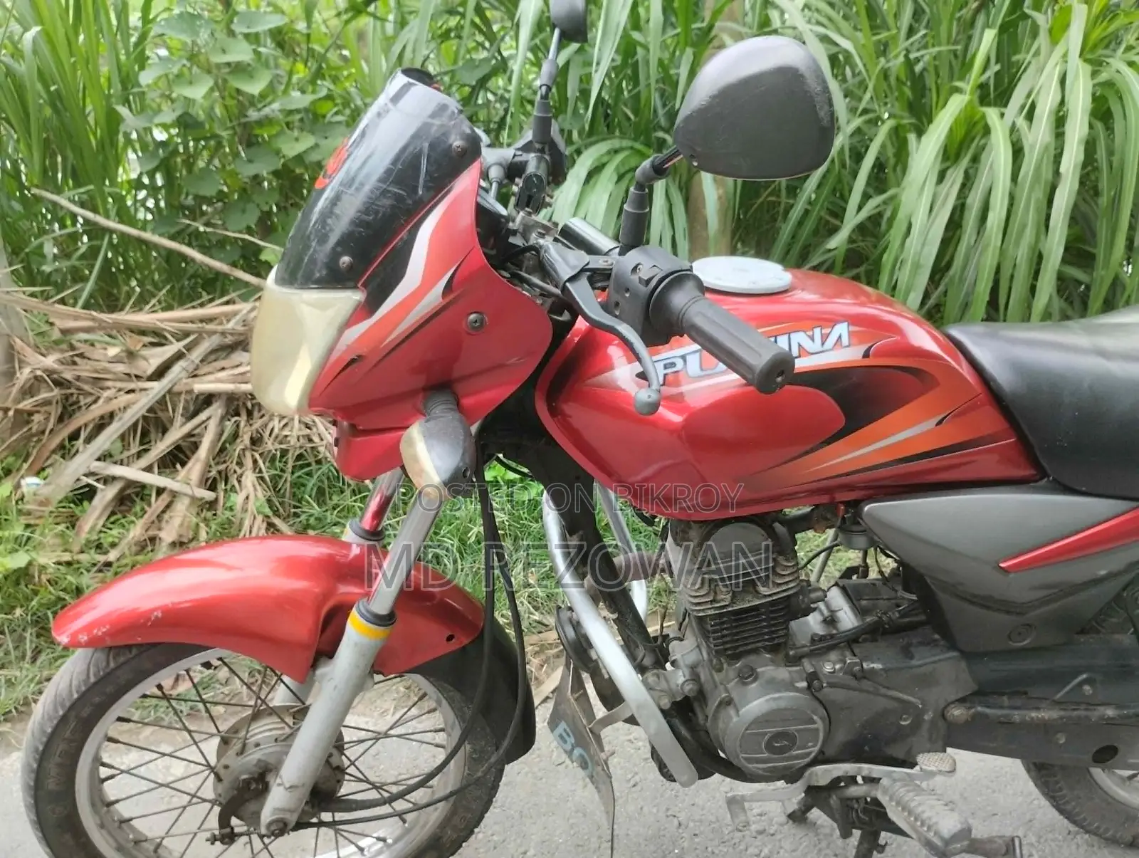 Bajaj Platina 100 2014 Red