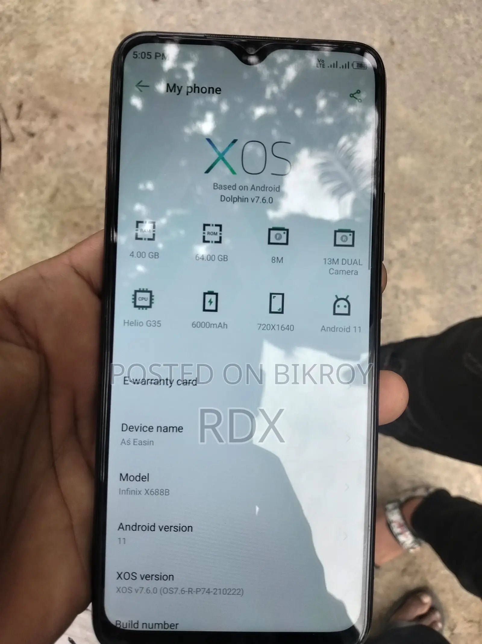 Infinix Hot 10 Play 64 GB Black