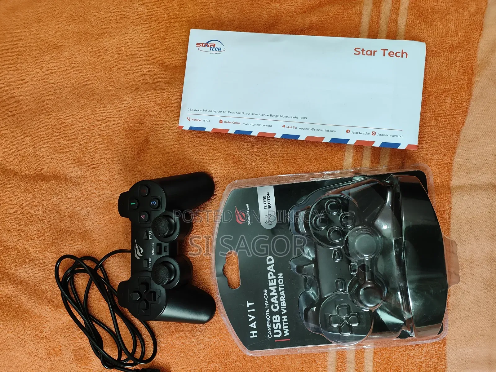 Havit Gamenote Hv-c69 — USB Gamepad With Vibration