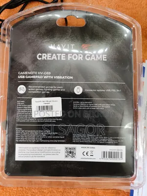 Havit Gamenote Hv-c69 — USB Gamepad With Vibration