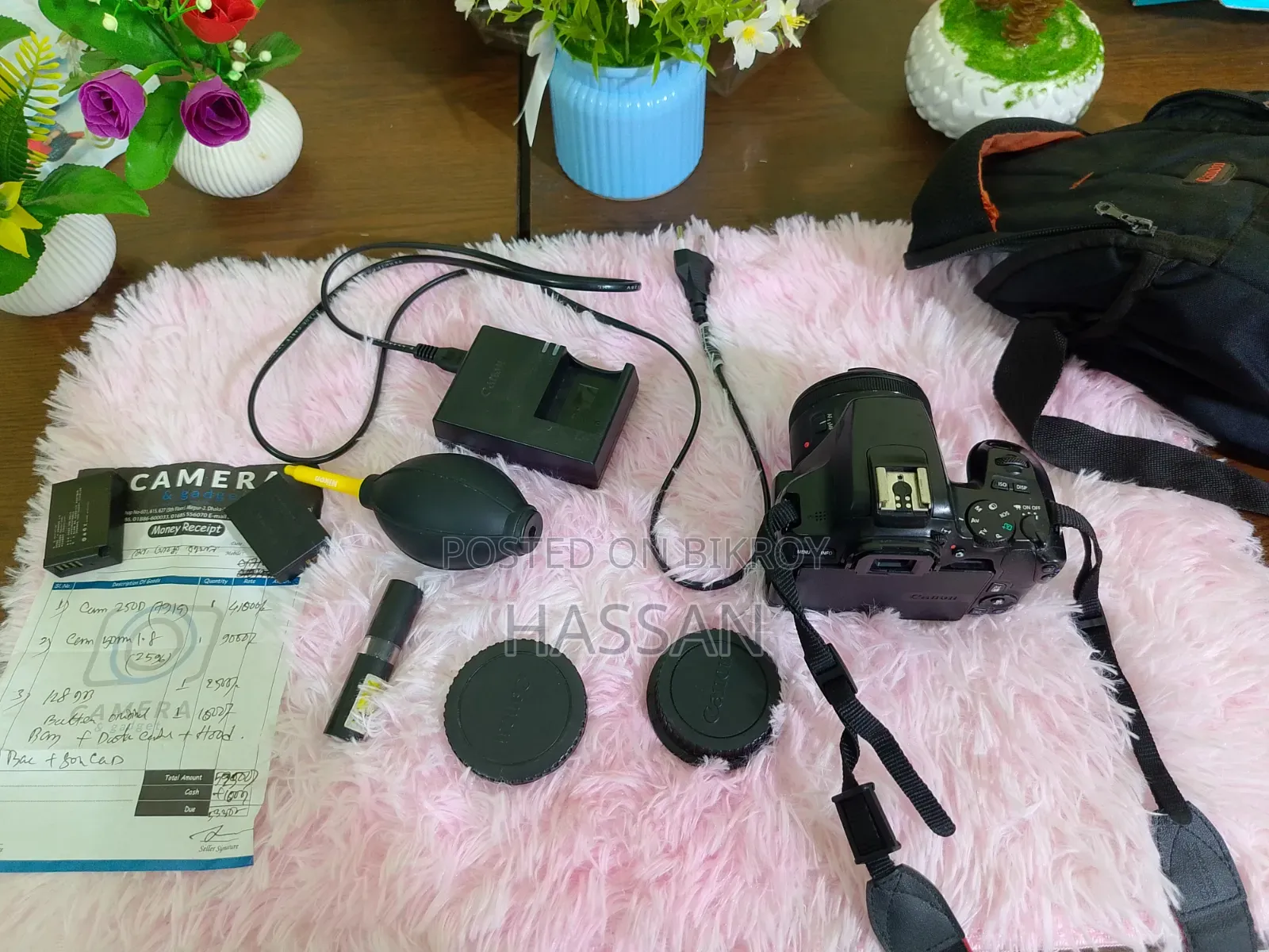 Canon 250d With 18-55stm Prime
