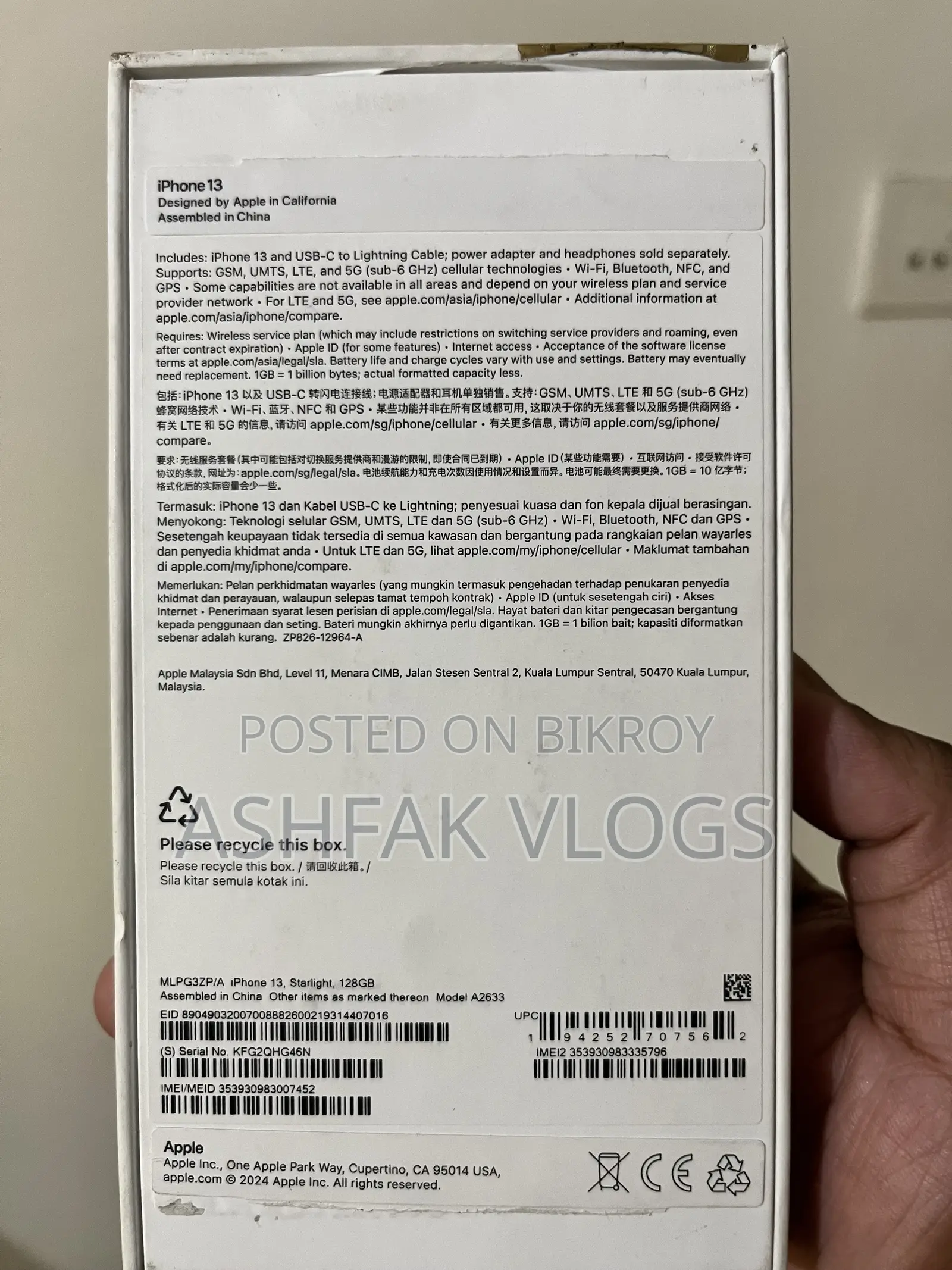 Apple iPhone 13 128 GB White