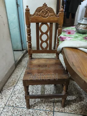 Teak Wood Chair and Dining Table