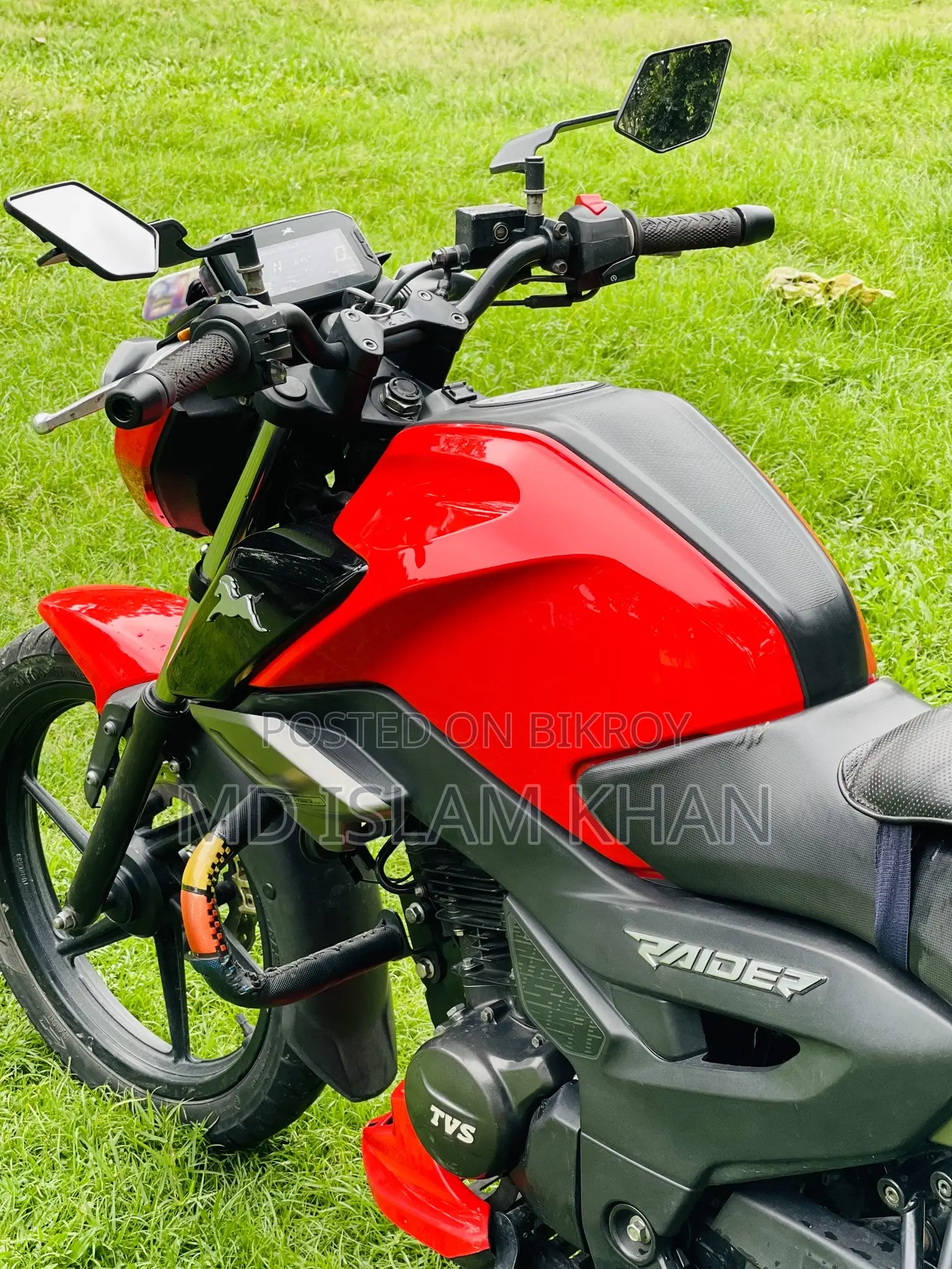 TVS Raider 125 2023 Red