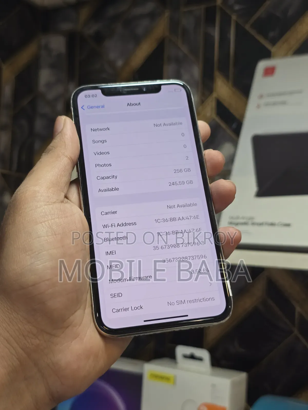 Apple iPhone X 256 GB White