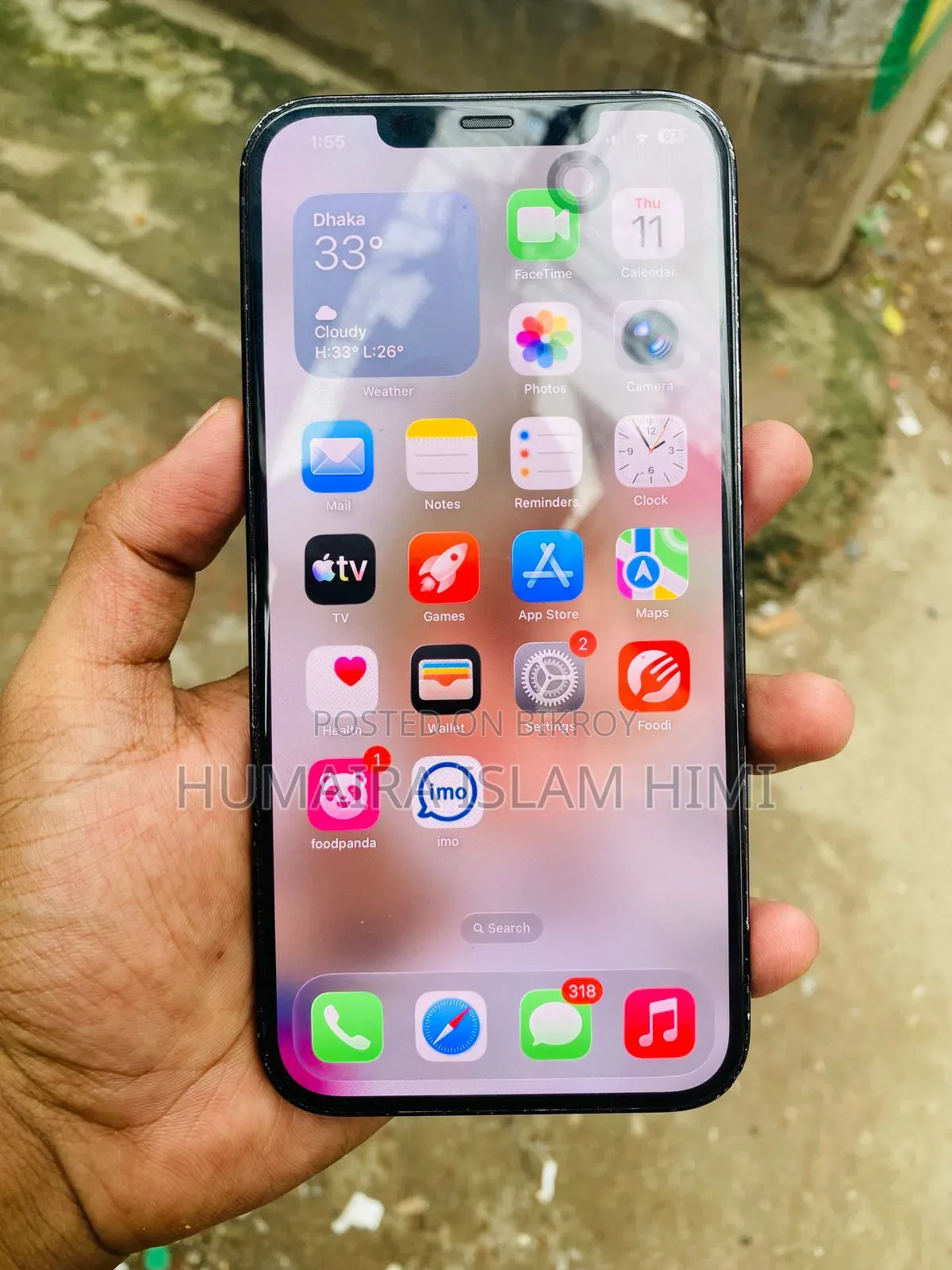 New Apple iPhone 12 Pro Max 128 GB Blue