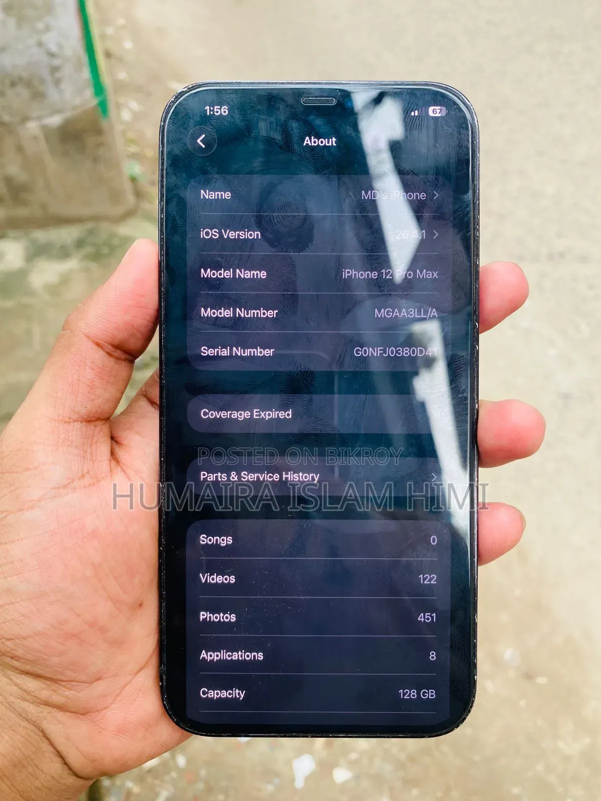 New Apple iPhone 12 Pro Max 128 GB Blue