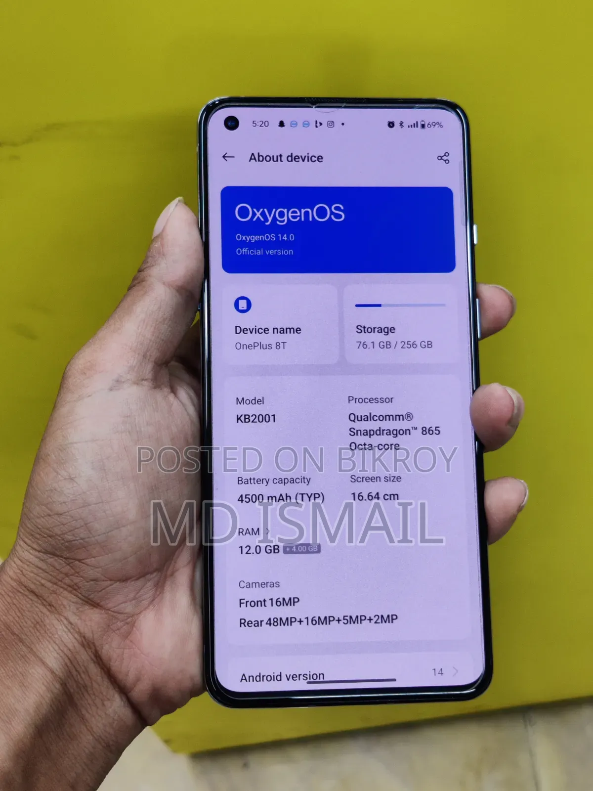 OnePlus 8T 256 GB Silver