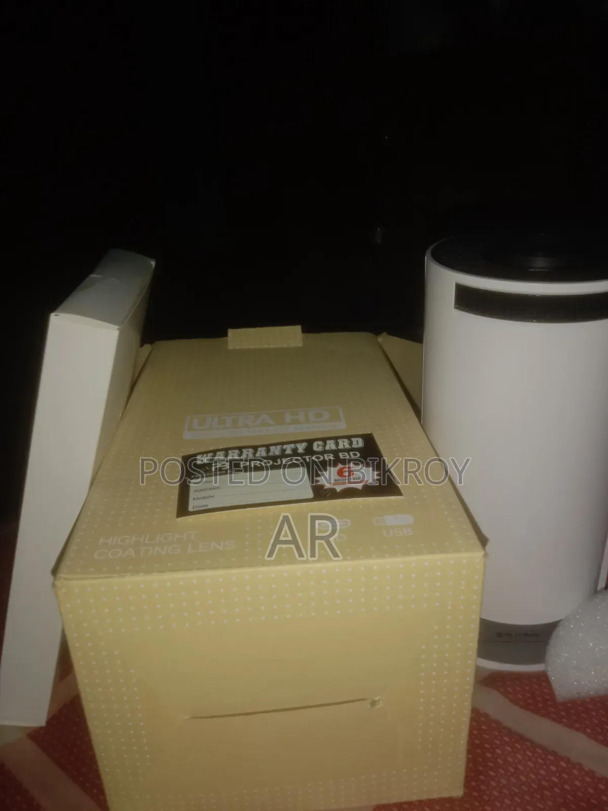 Hy300 Pro Android Smart Mini Projector - Brand New