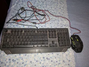 A4 Tech Bloody B125 Keyboard A4 Tech Op168g Mouse Used