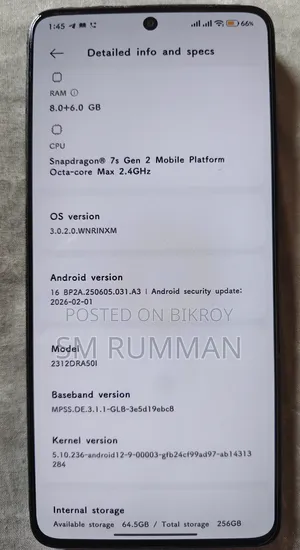 Xiaomi Redmi Note 13 Pro 5G 256 GB Black