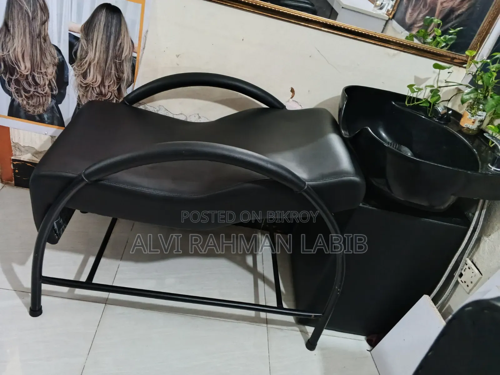 Salon Shampo Bed+ Hair Cutting Chair for Sale, Beauty Parlor Equipment