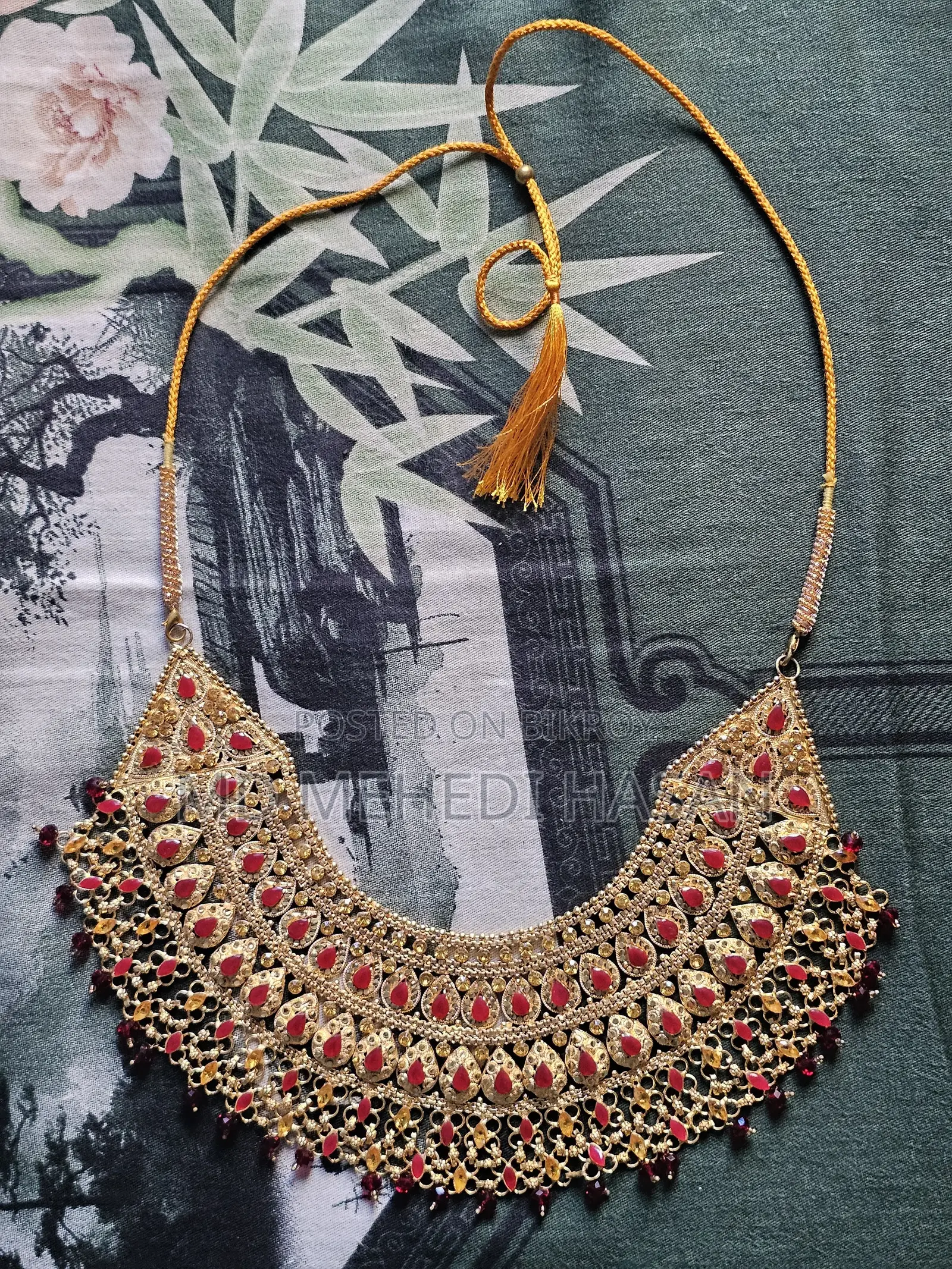 Wedding Jewelry Set for Bride - Gold Plated Sitahar