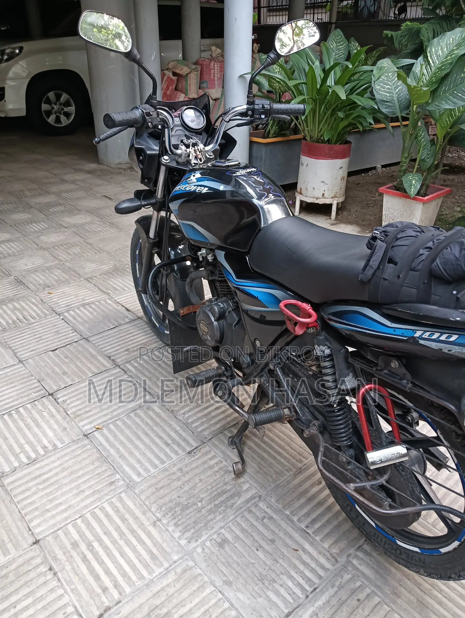 Bajaj Discover 100 2017 Blue