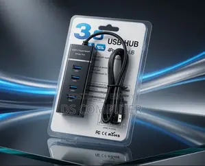 4-Port High-Speed USB 3.0 Hub With 30cm Cable