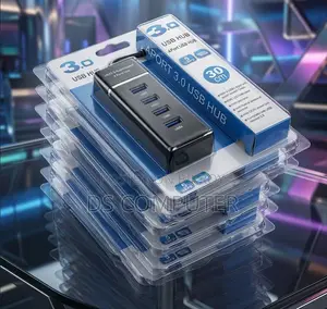 4-Port High-Speed USB 3.0 Hub With 30cm Cable