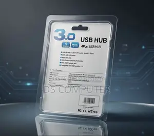 4-Port High-Speed USB 3.0 Hub With 30cm Cable