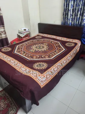 Malaysian Wood Bed with Mattress