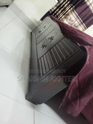 Malaysian Wood Bed with Mattress