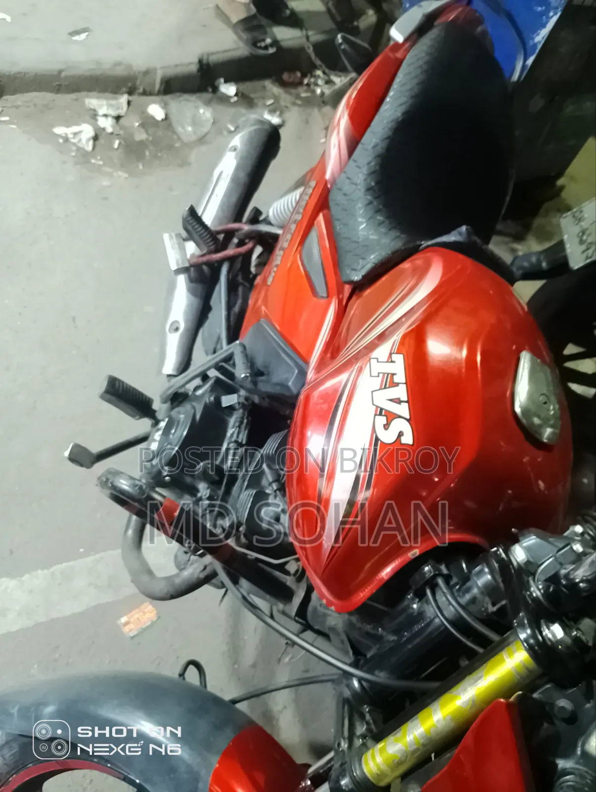 TVS Metro Plus 2018 Red