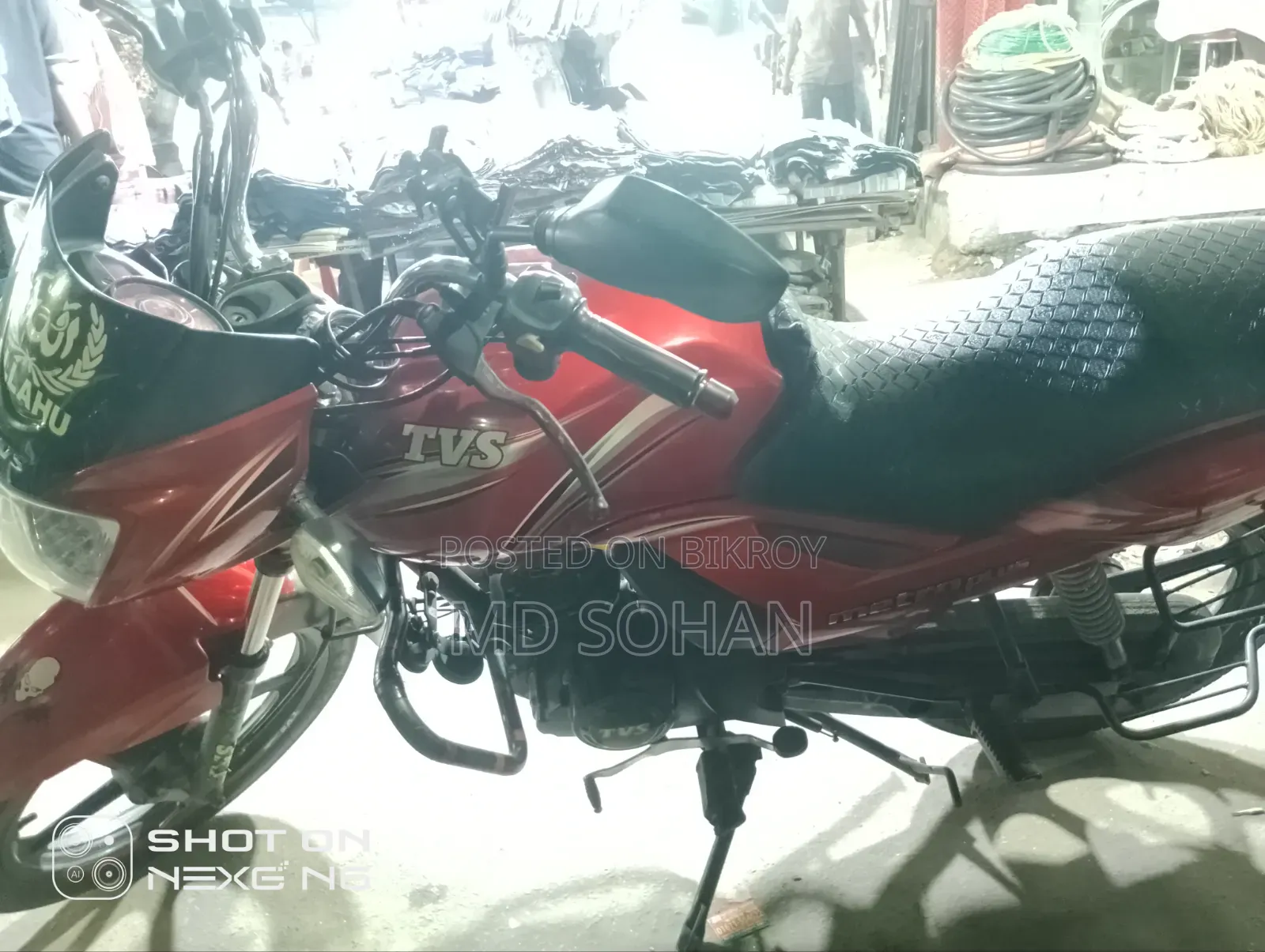 TVS Metro Plus 2018 Red