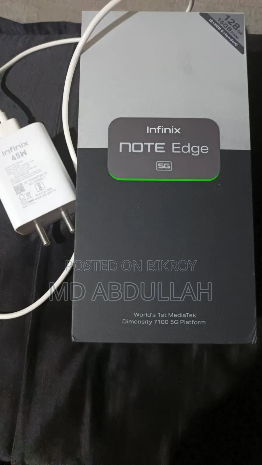 Infinix Note Edge 128 GB Gray
