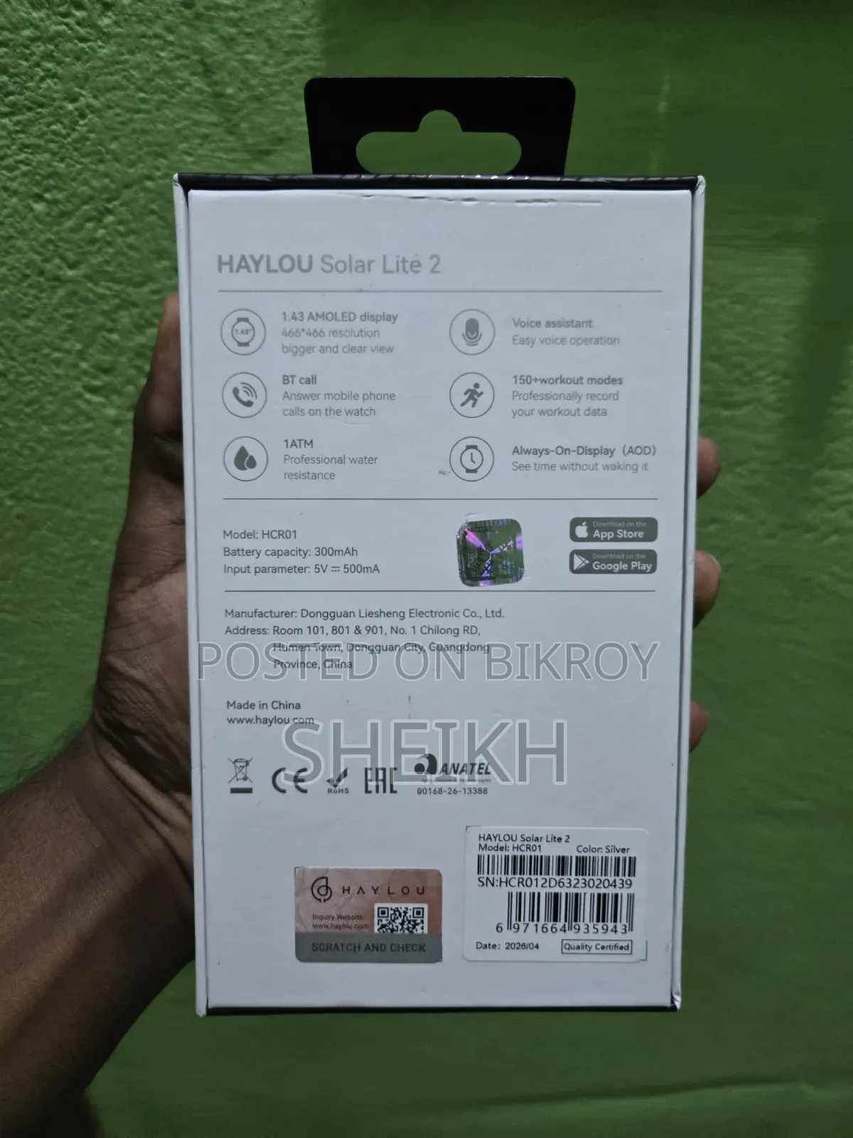 Haylou Solar Lite 2 (Brand New)