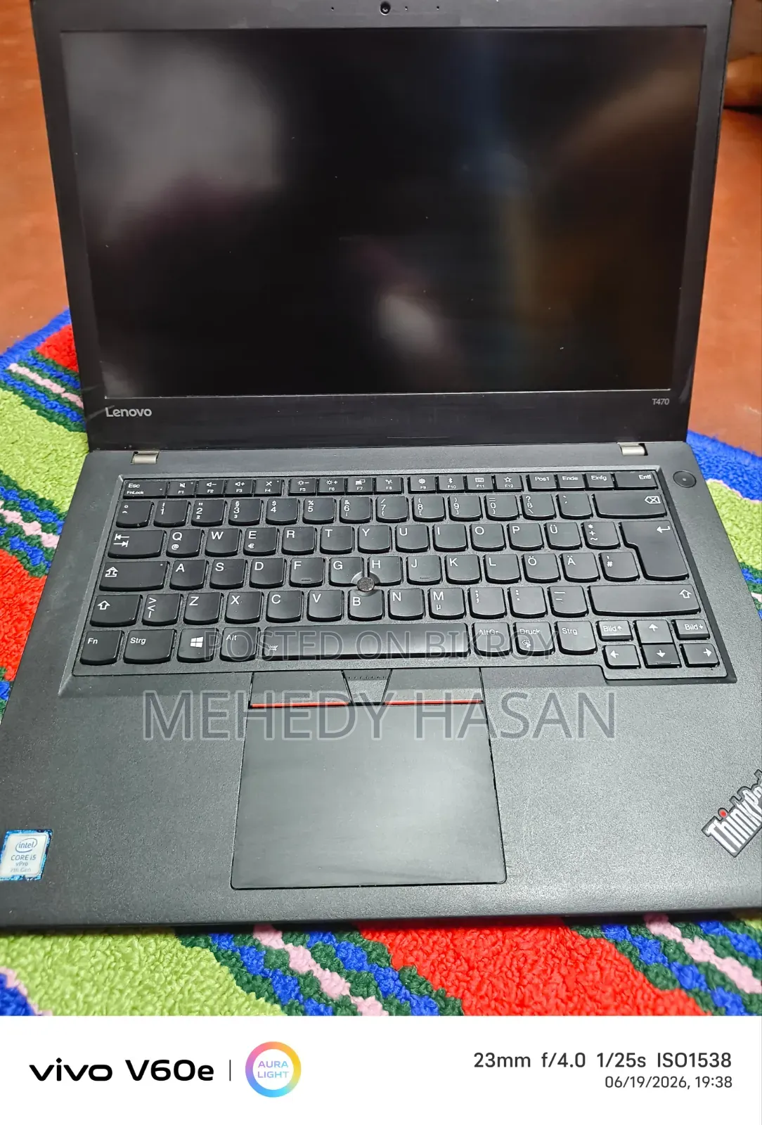 Laptop Lenovo ThinkPad T490s 8GB Intel Core i5 SSD 256GB