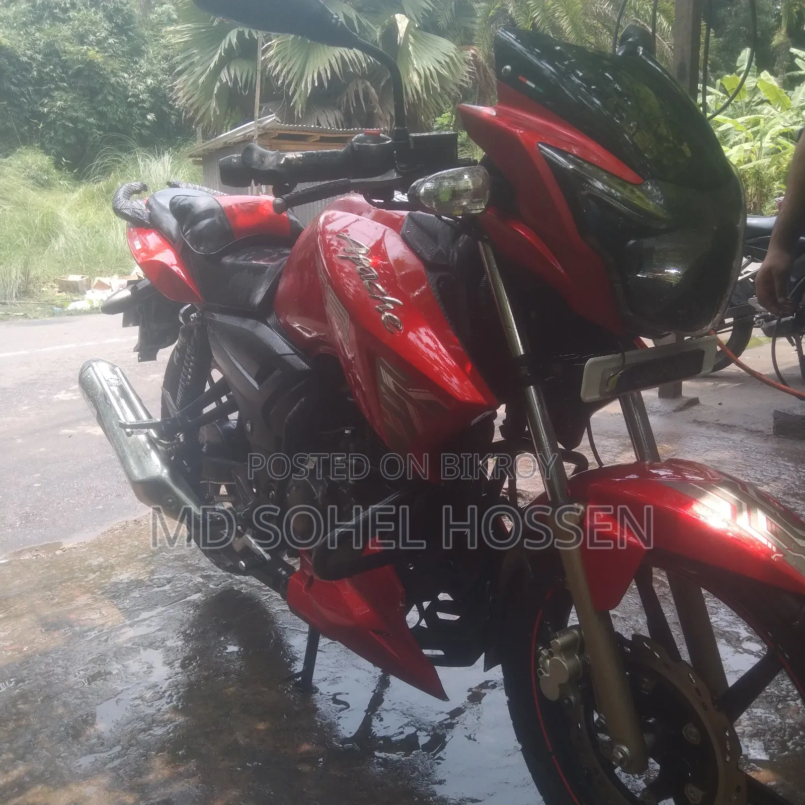 TVS Apache RTR 160 2V 2018 Red