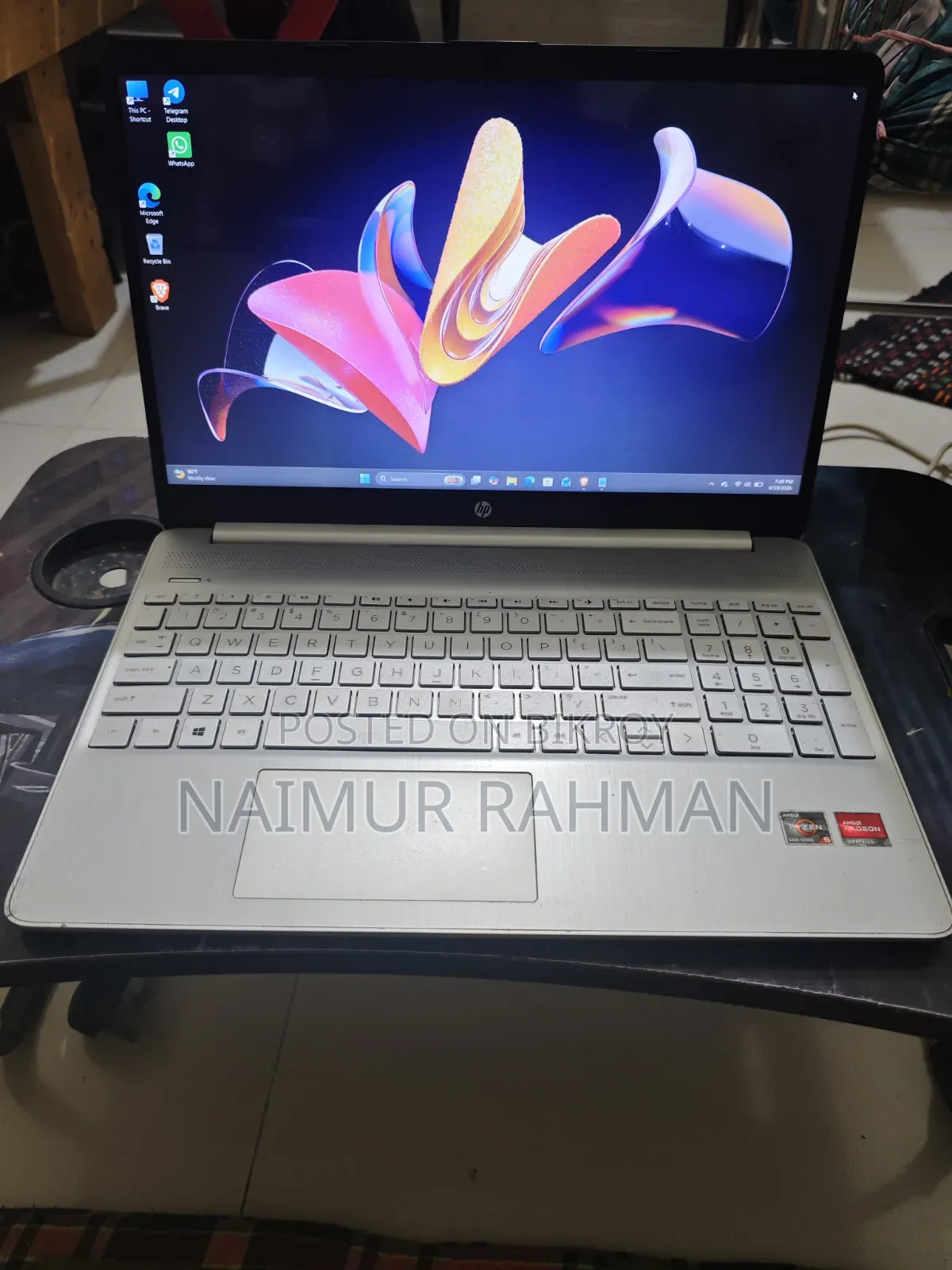 Laptop HP 15s 16GB AMD Ryzen 5 SSD 500GB