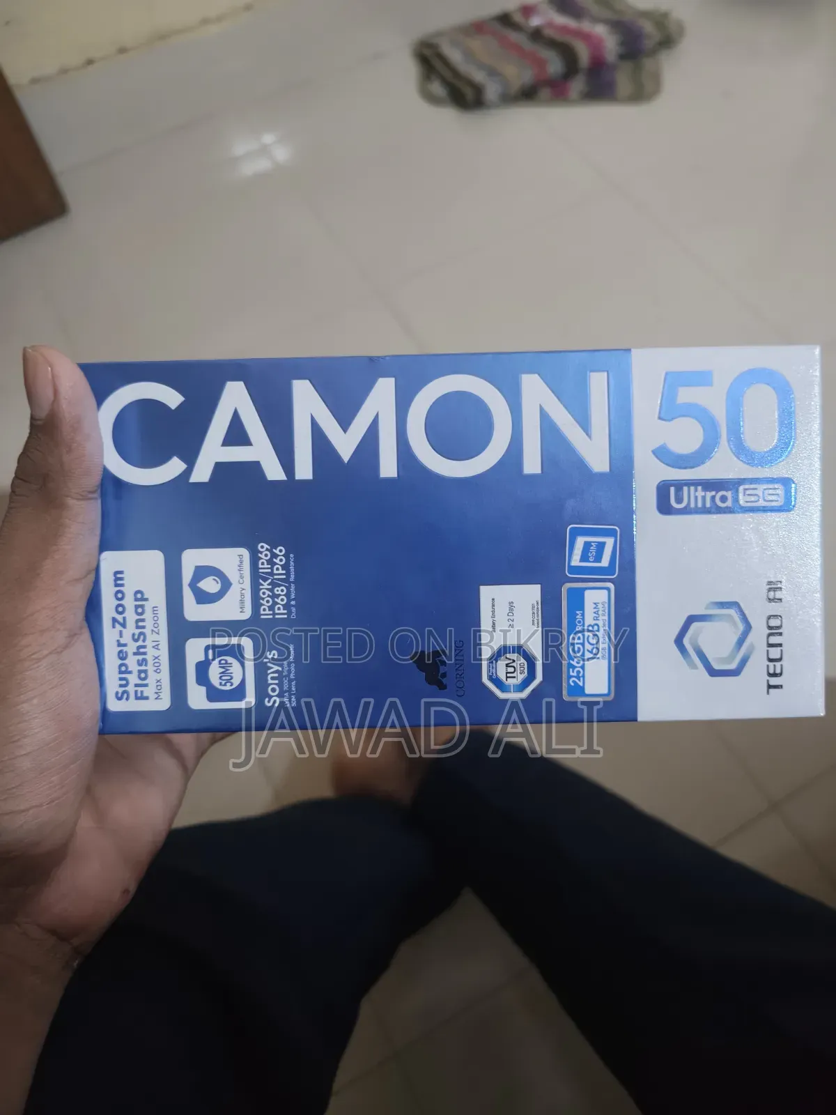 Tecno Camon 50 Ultra 256 GB Silver