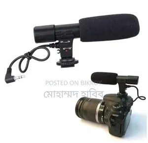 Mic-O1 3.5mm Stereo Microphone — For Canon Nikon DSLR Camcorder