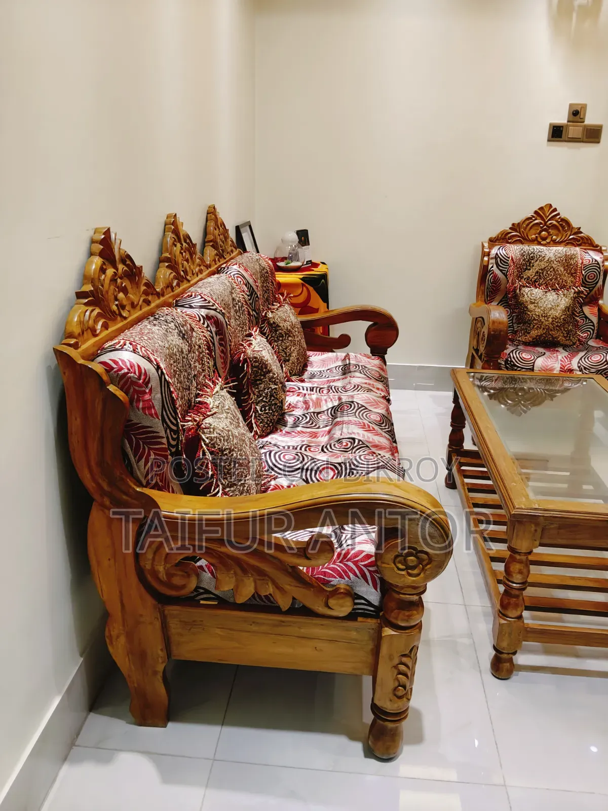 Sofa and Dining Table