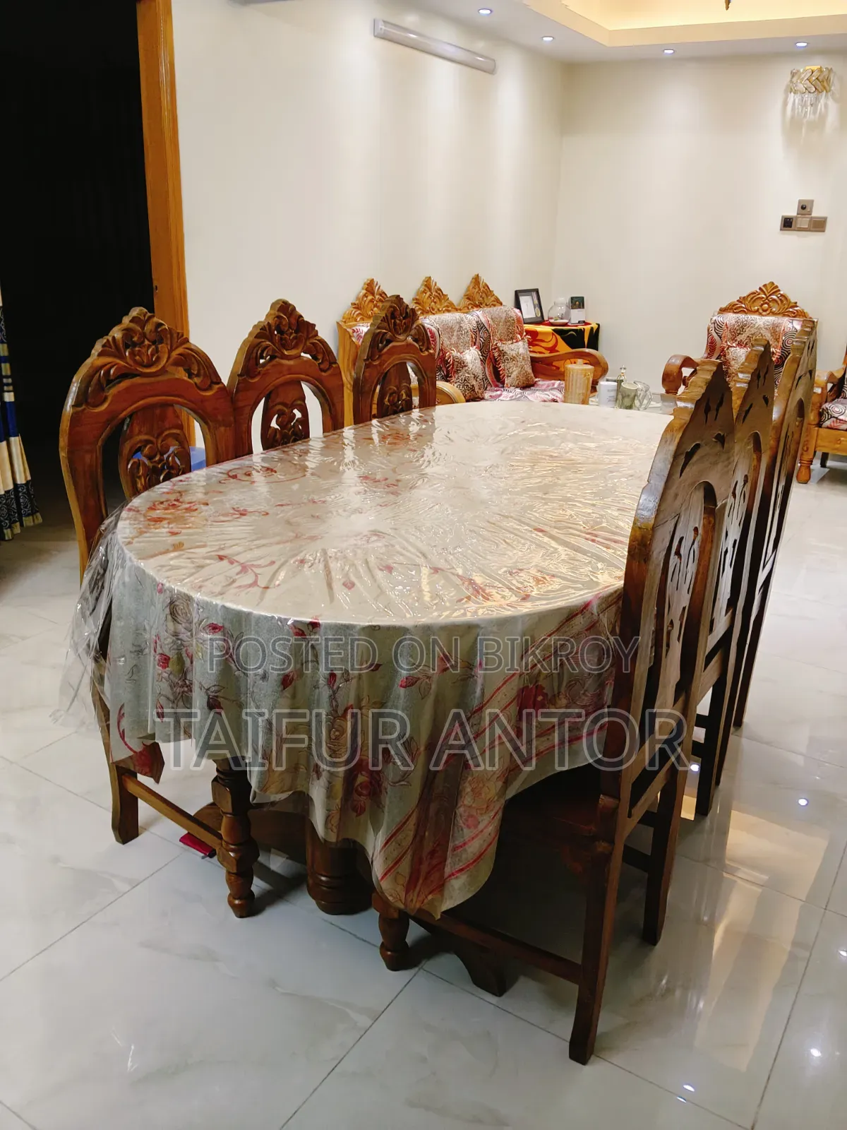 Sofa and Dining Table