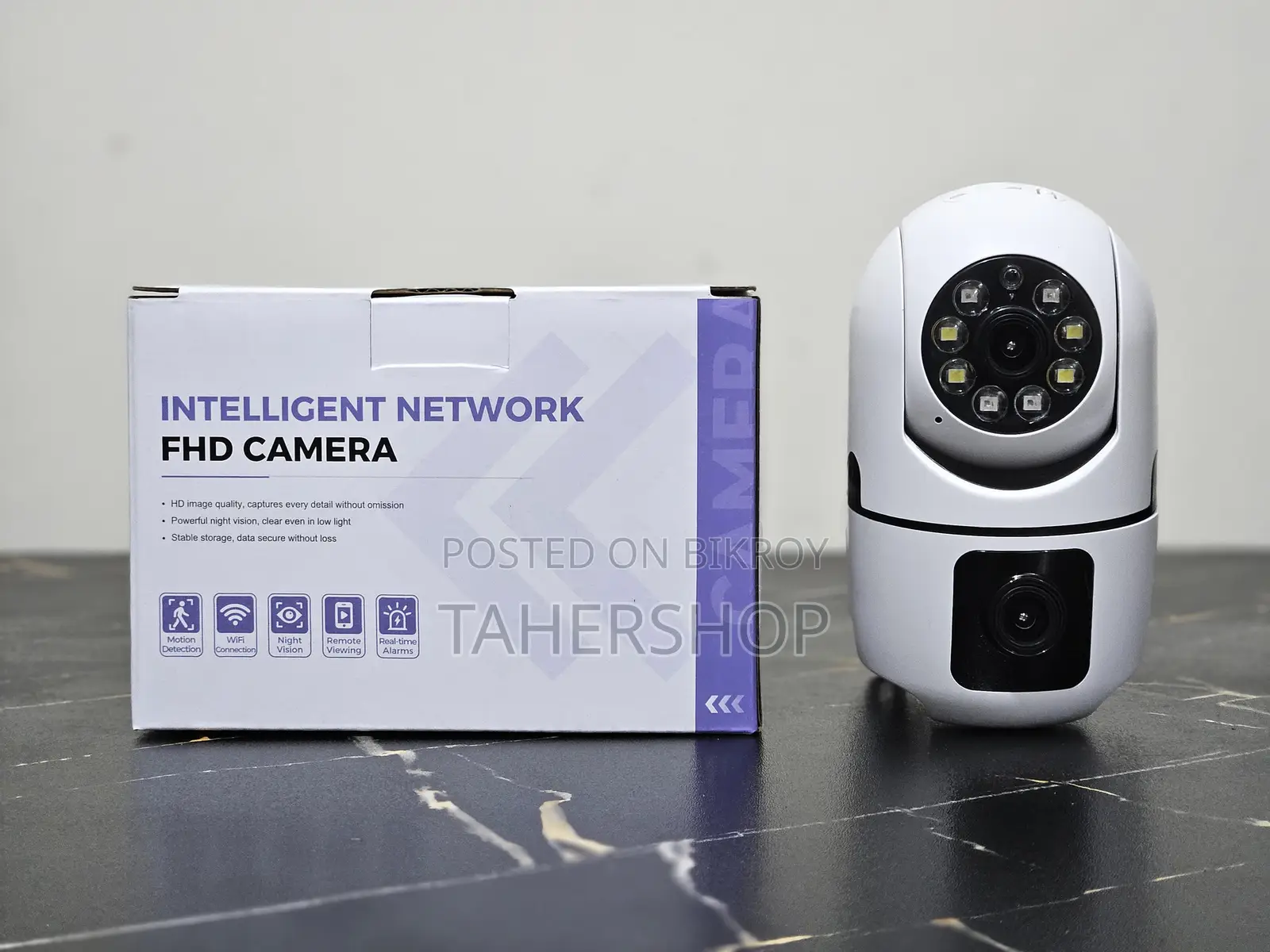 A7 Dual Lens Wifi PTZ Security Camera Hd Night Vision