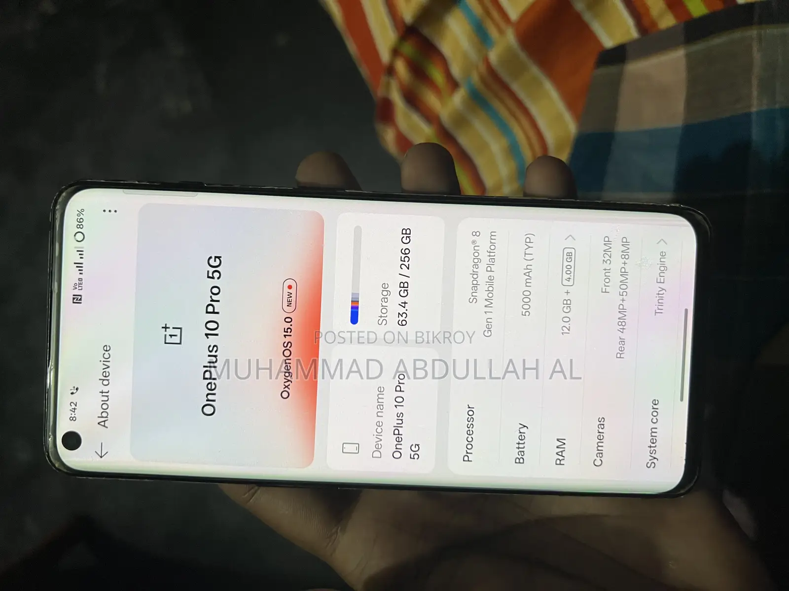 নতুন OnePlus 10 Pro 256 GB ব্ল্যাক