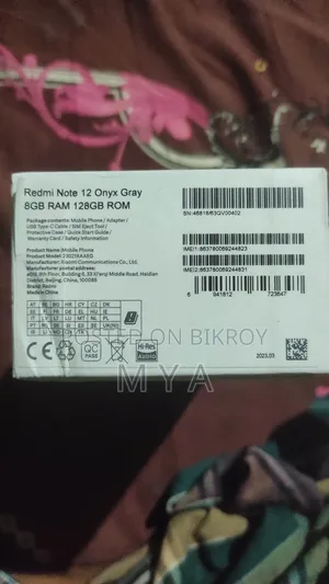 Xiaomi Redmi Note 12 128 GB Black