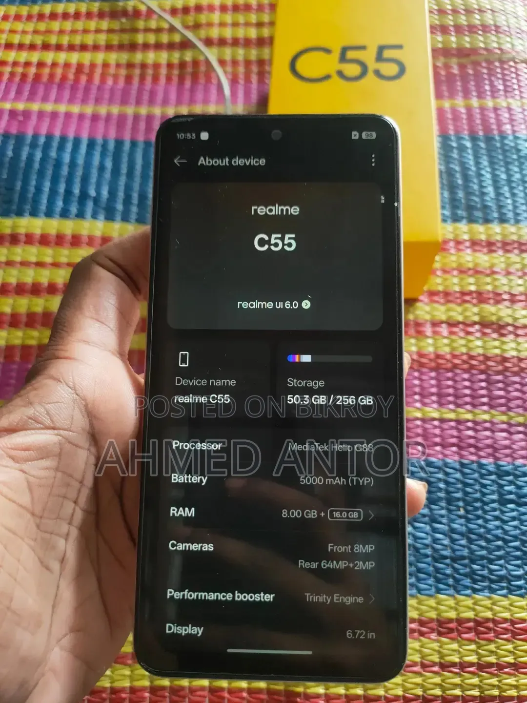 Realme C55 256 GB Yellow