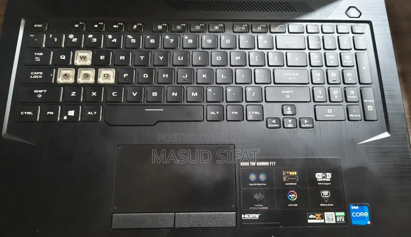 Laptop Asus TUF Gaming A15 8GB Intel Core I5 SSD 512GB