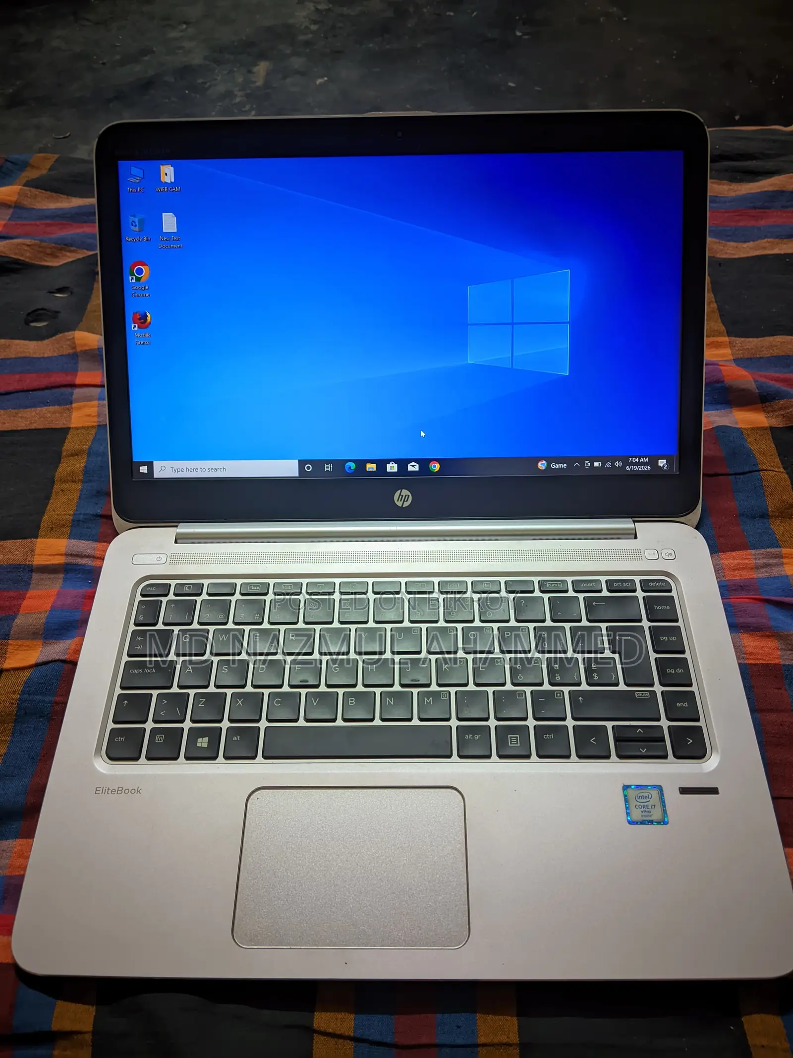 Laptop HP EliteBook Folio 1040 G3 16GB Intel Core I7 SSD 512GB