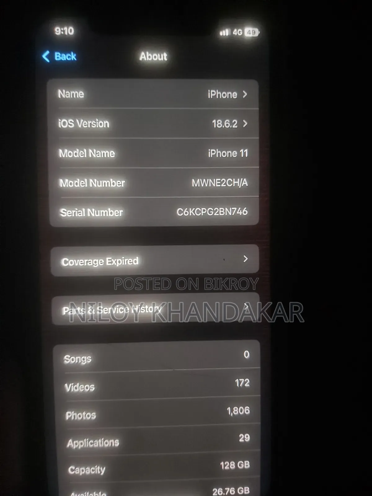 Apple iPhone 11 128 GB Blue