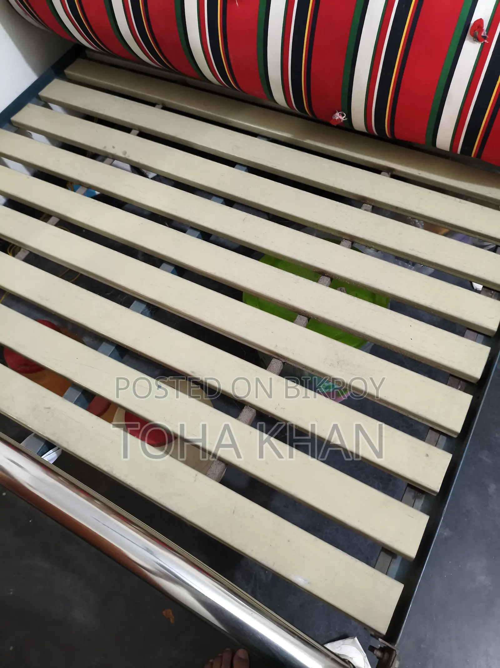 Bed, with mattress and quilt