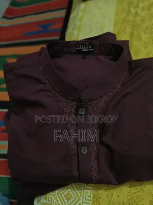 Dark Red Premium Kabli Set – From Yellow