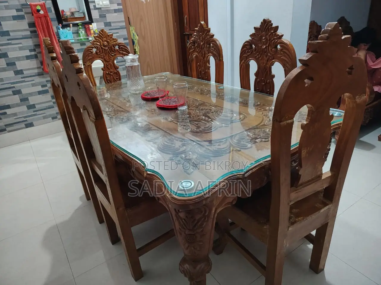 Mughal Dining Table 6 Sitter