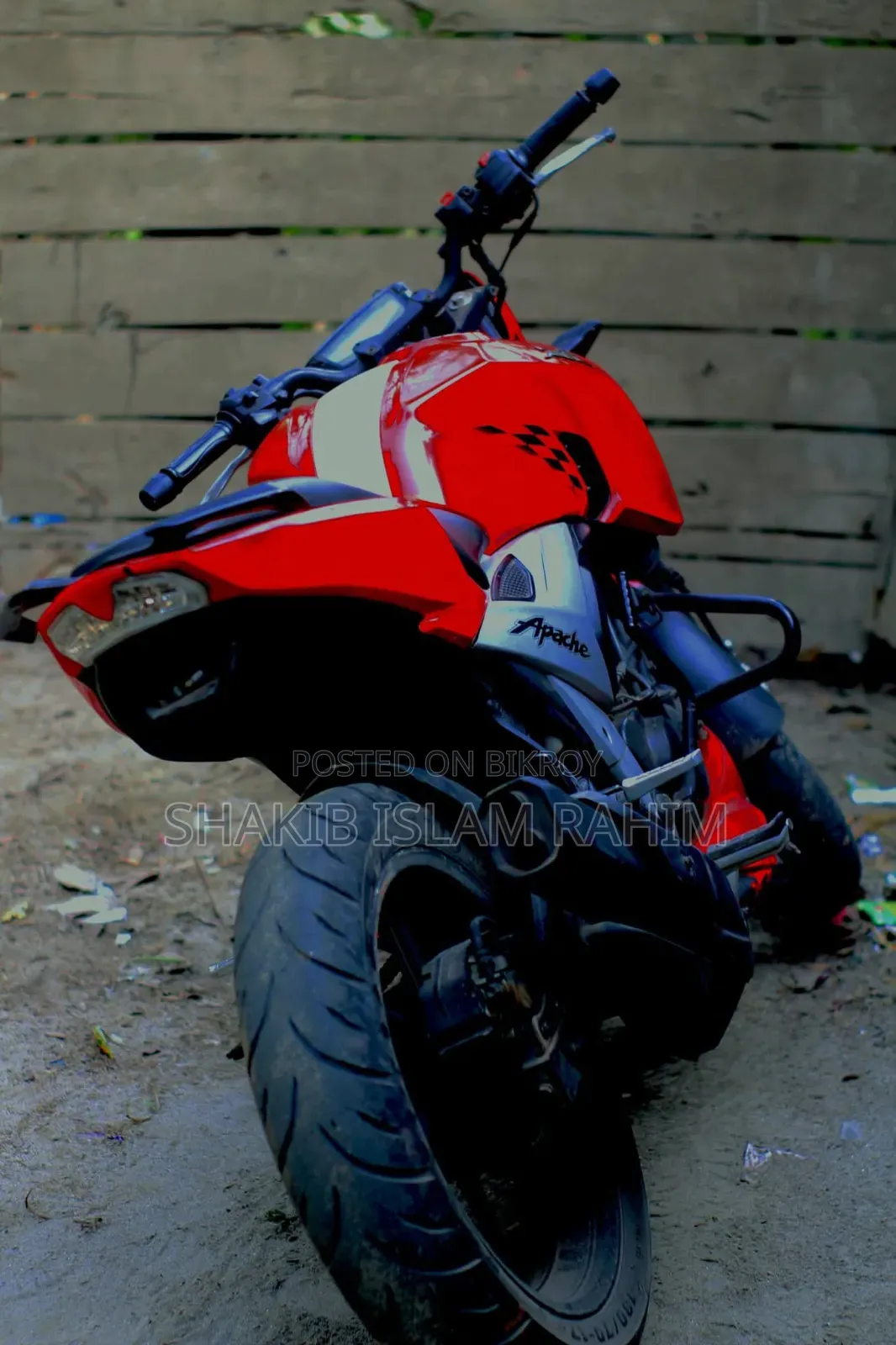 TVS Apache RTR 160 4V 2019 Red
