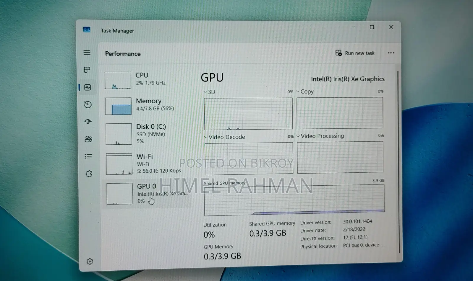 Laptop Acer Aspire 3 8GB Intel Core I5 SSD 256GB
