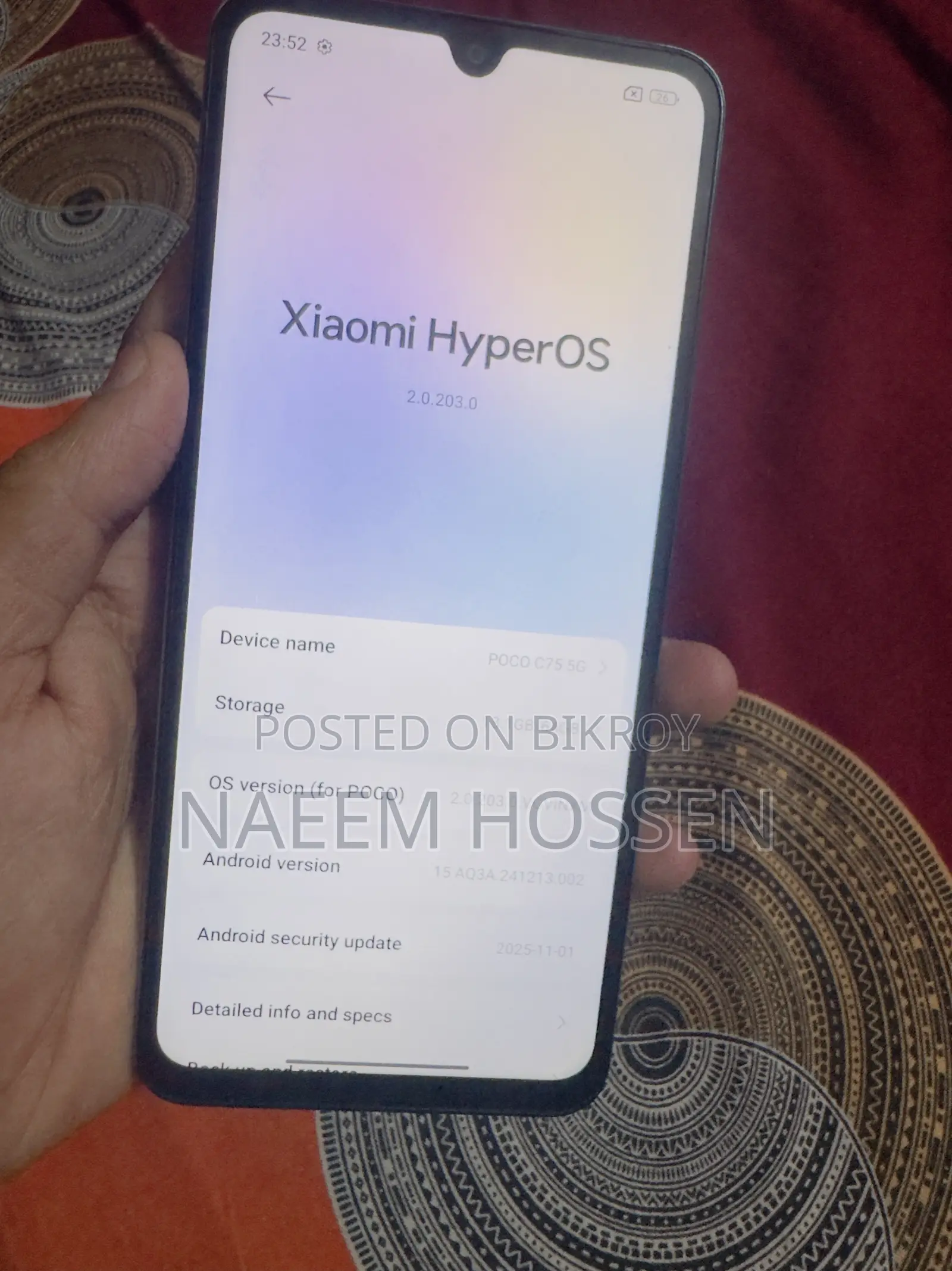 Xiaomi Poco C75 128 GB Blue