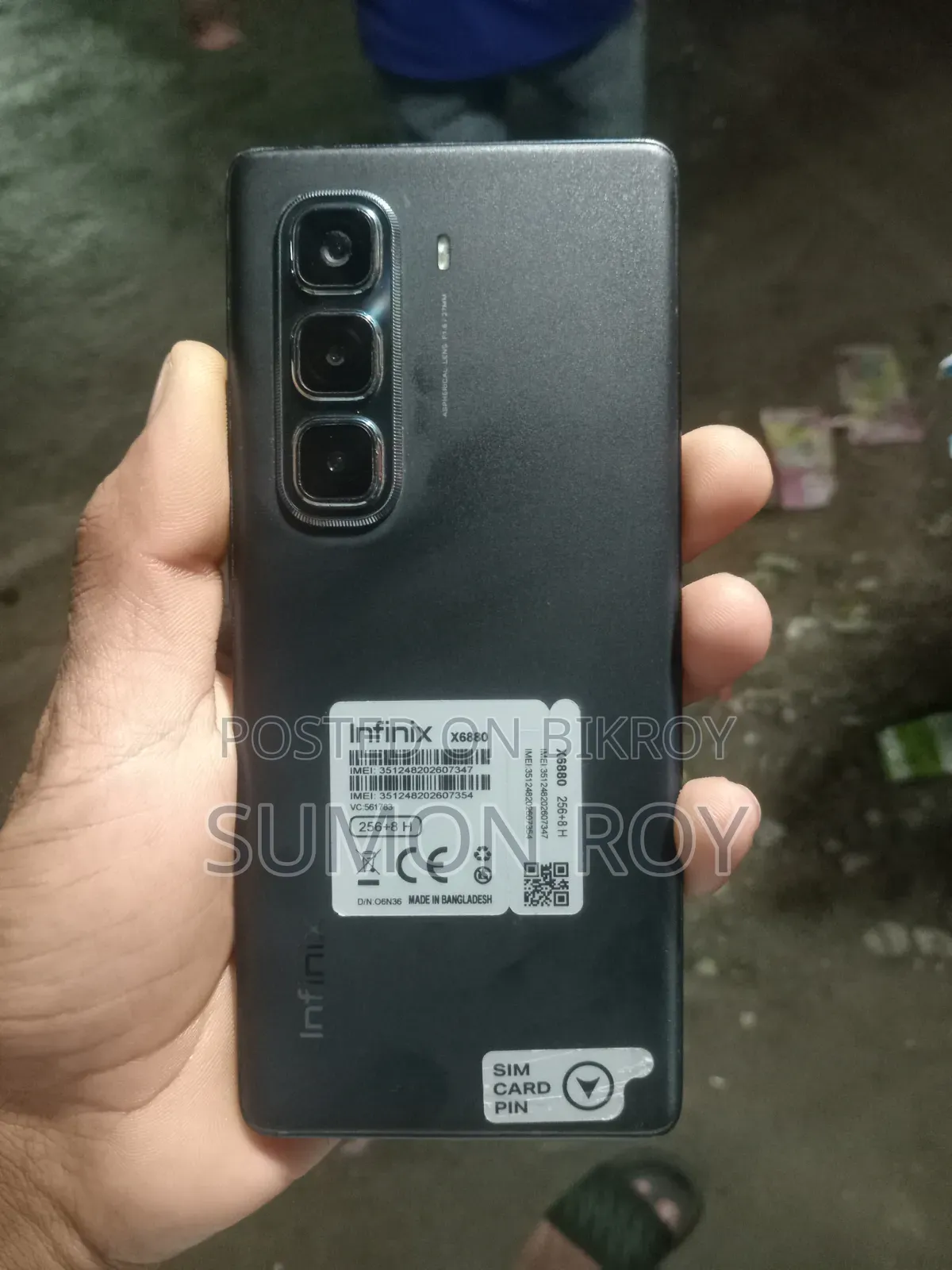 Infinix Hot 50 Pro+ 4G 256 GB Black